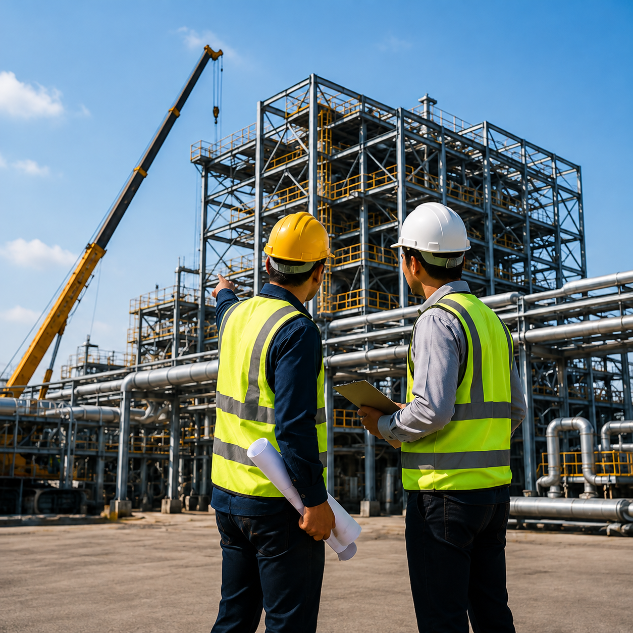 Structural steel fabrication and industrial engineering work in Nashik